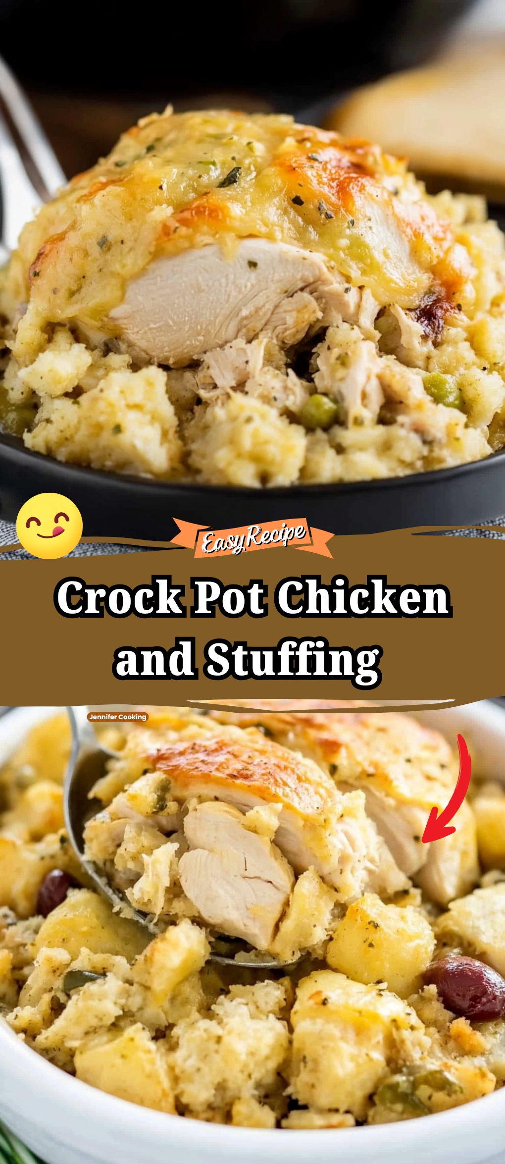 Crock Pot Chicken and Stuffing (Also Instant Pot Friendly!)