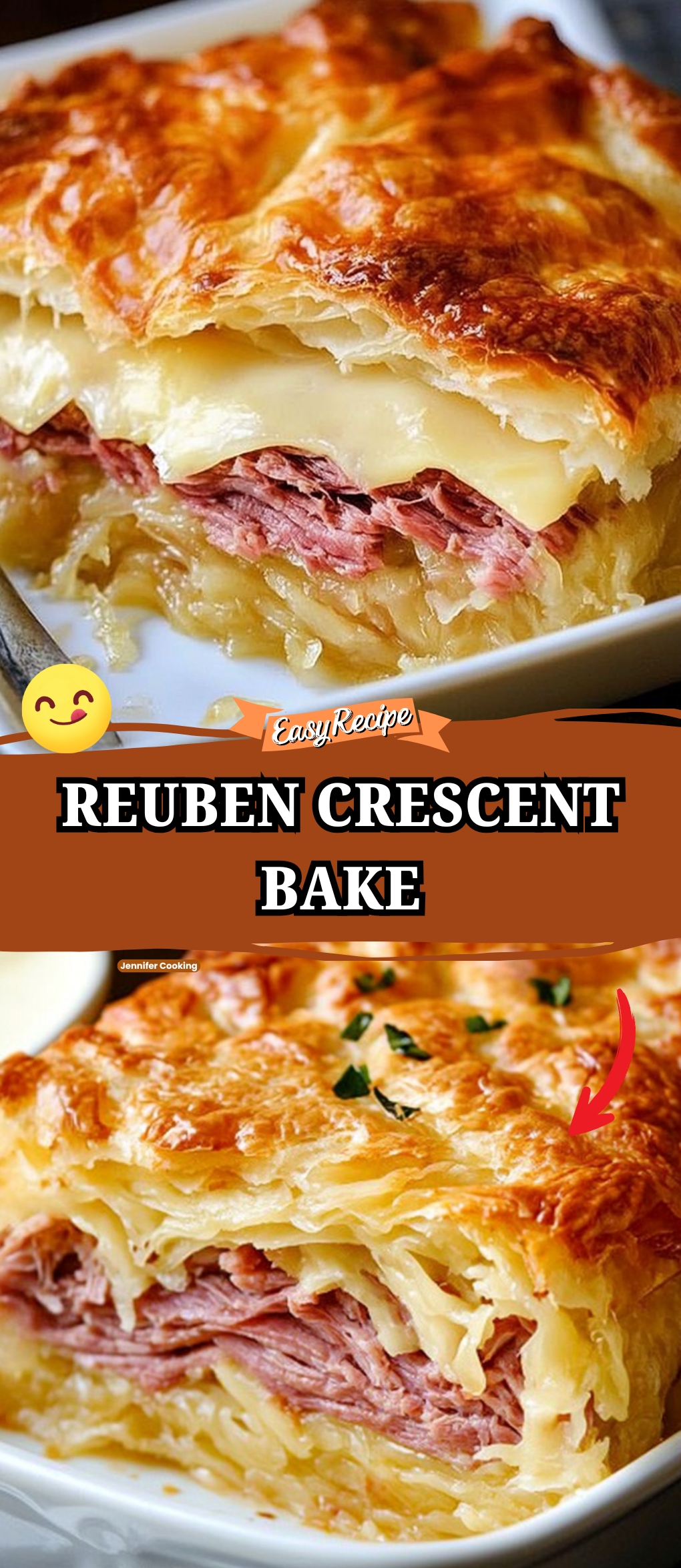 REUBEN CRESCENT BAKE