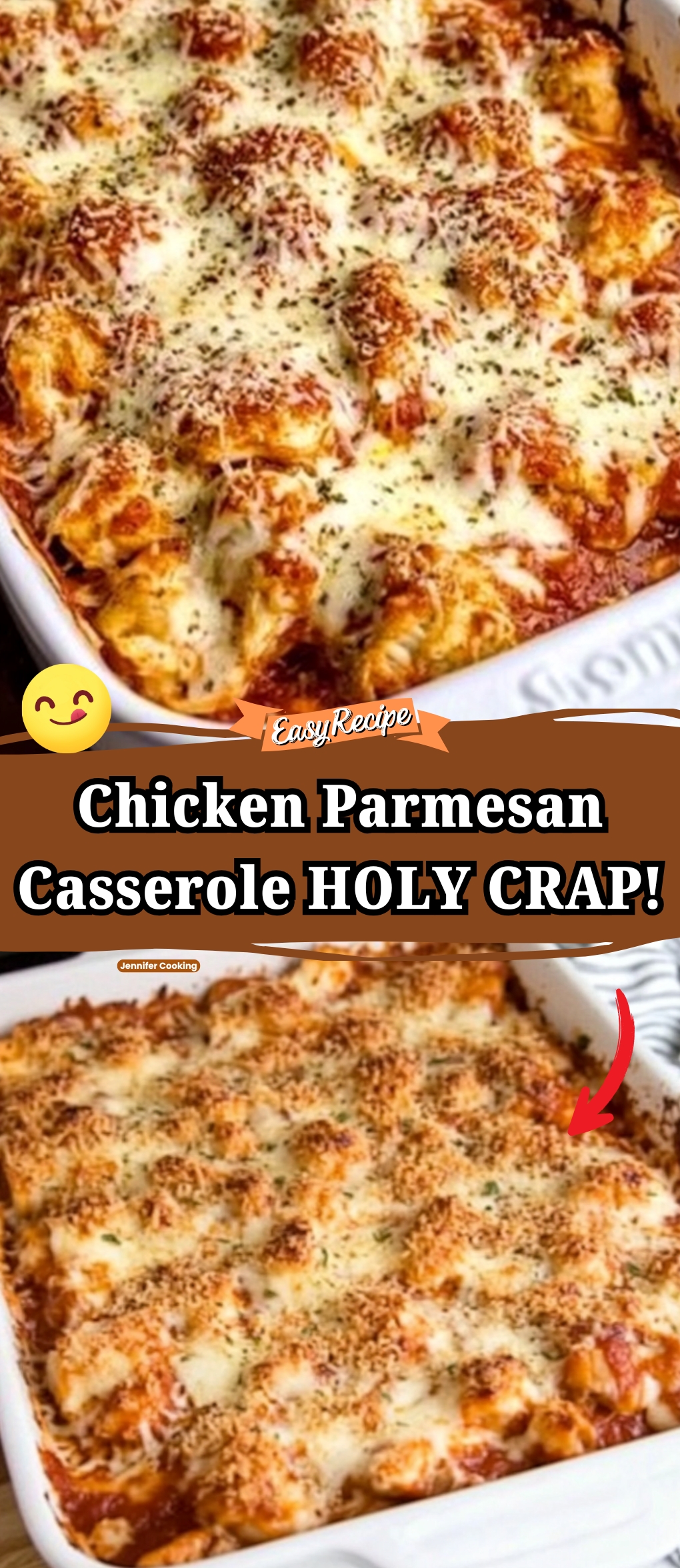 Chicken Parmesan Casserole HOLY CRAP!