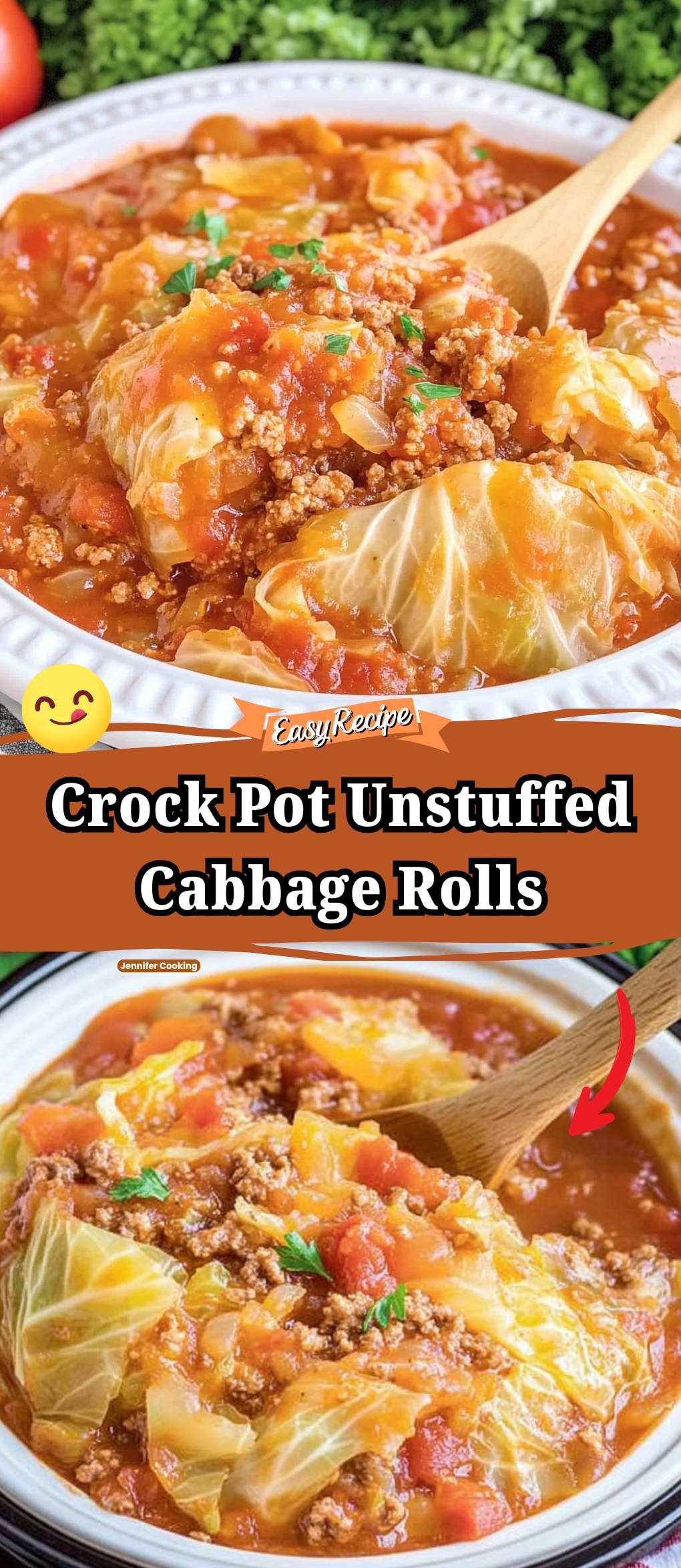 Crock Pot Unstuffed Cabbage Rolls