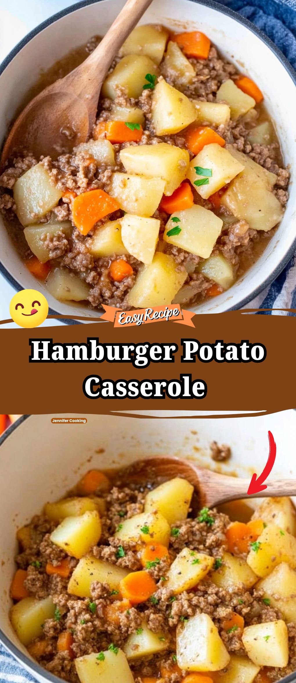 Hamburger Potato Casserole – Easy, Delicious One Pot Meal