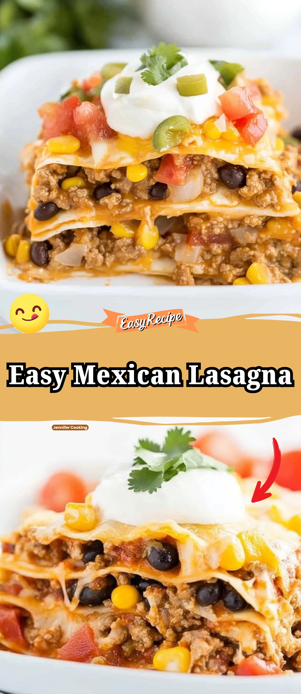 Easy Mexican Lasagna