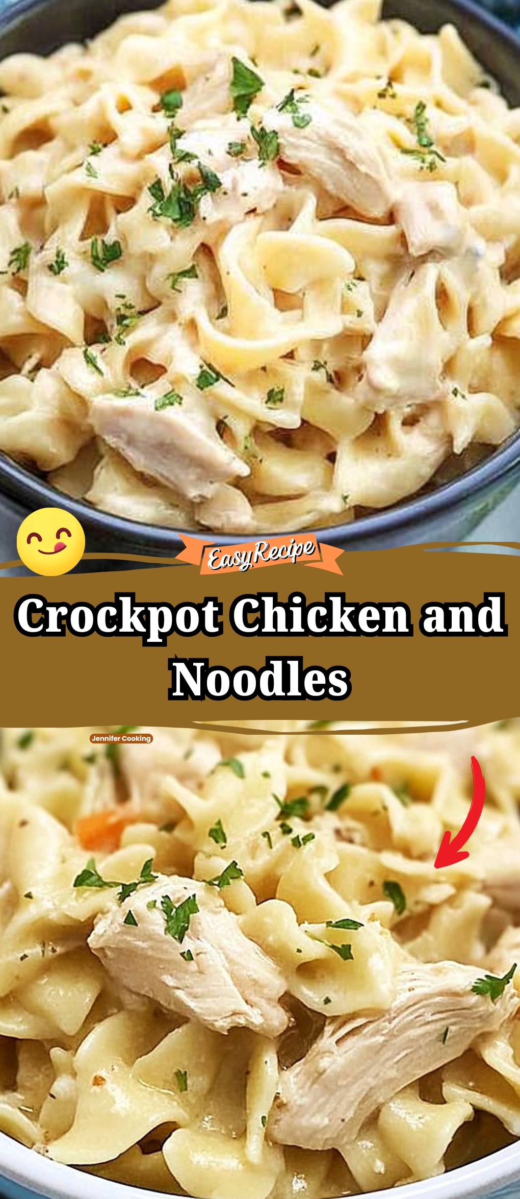 Crockpot Chicken and Noodles