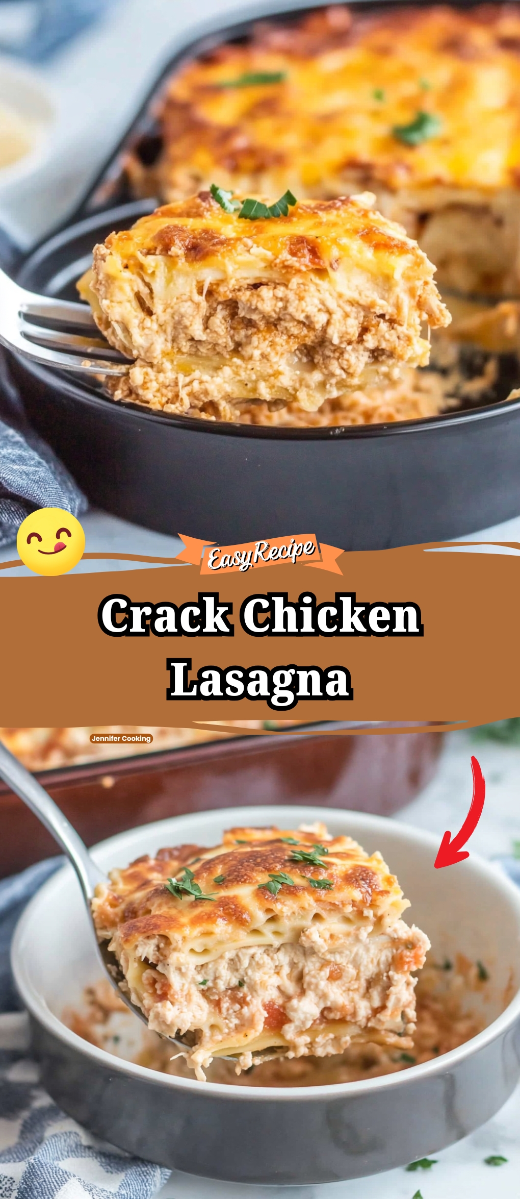 Crack Chicken Lasagna
