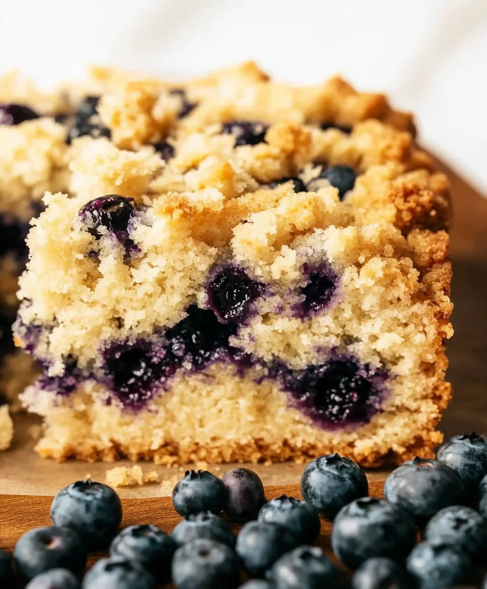 Blueberry Sour Cream Coffee Cake