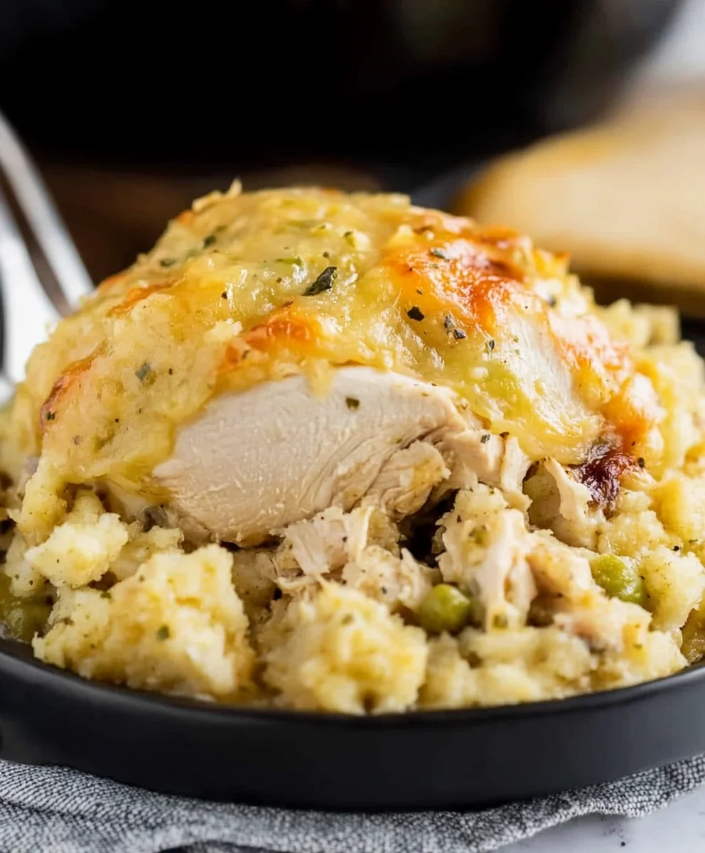 Crock Pot Chicken and Stuffing (Also Instant Pot Friendly!)