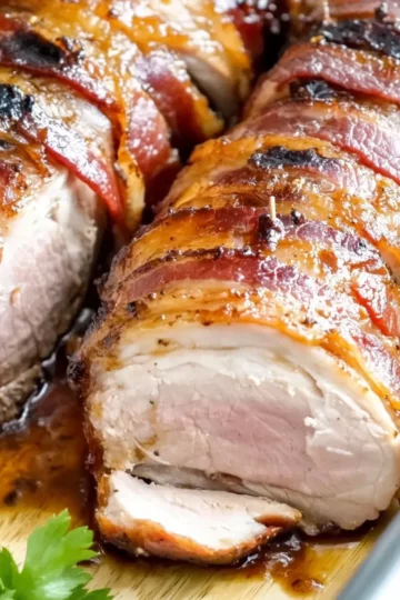 Bacon-Brown Sugar Pork Tenderloin