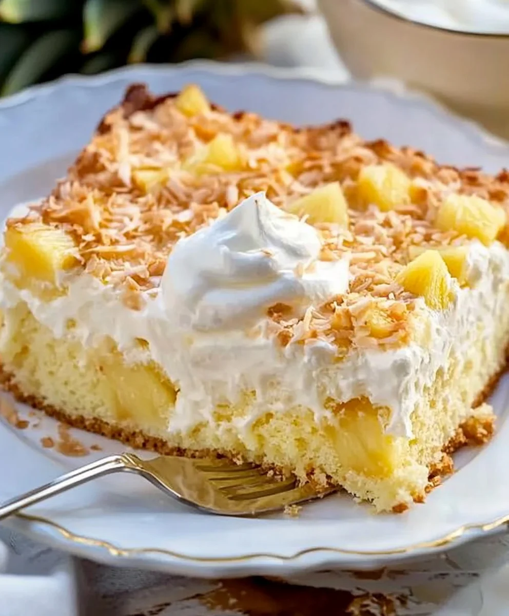 Pineapple Coconut Dream Cake