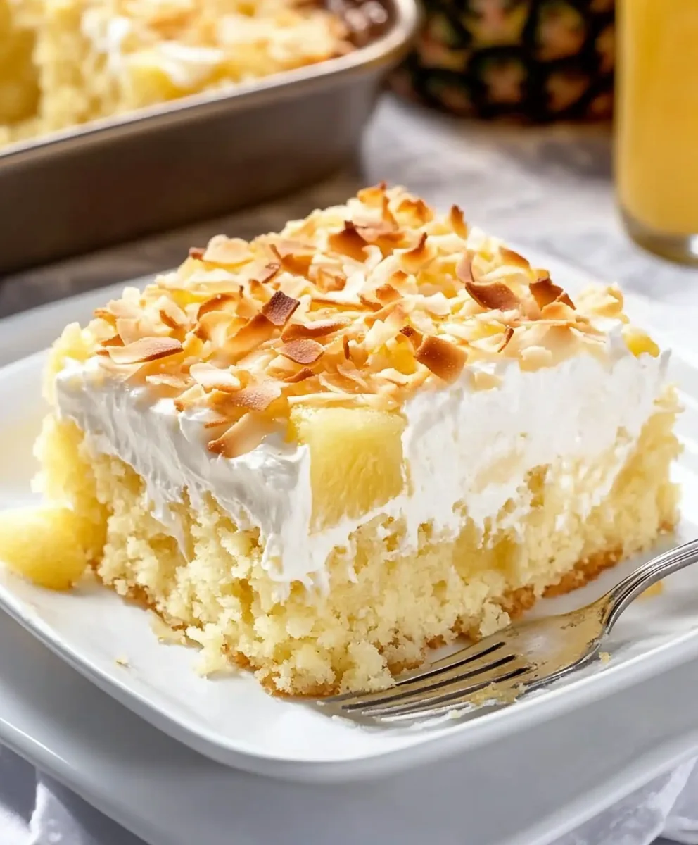 Pineapple Coconut Dream Cake