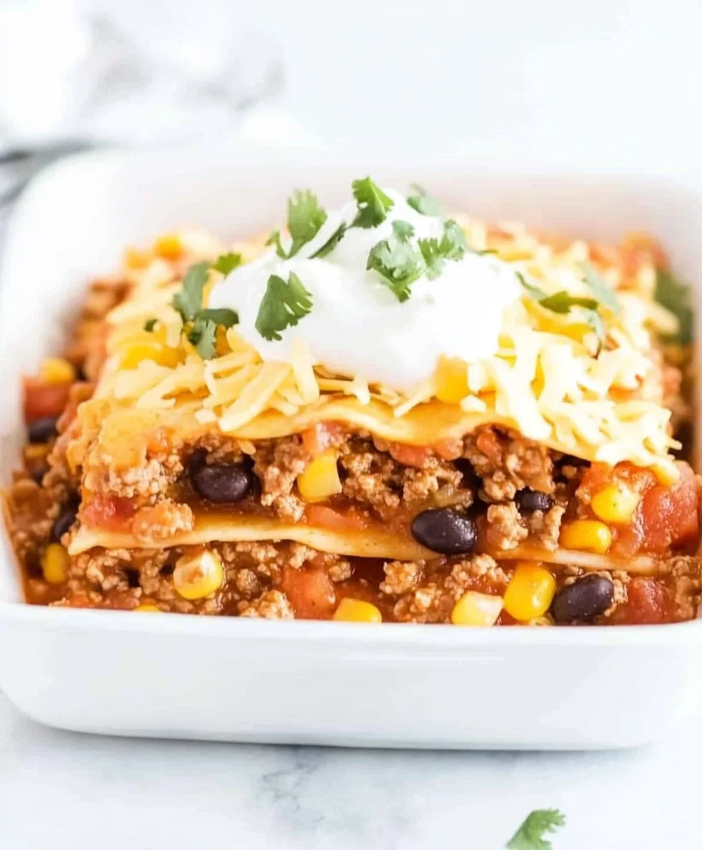 Easy Mexican Lasagna