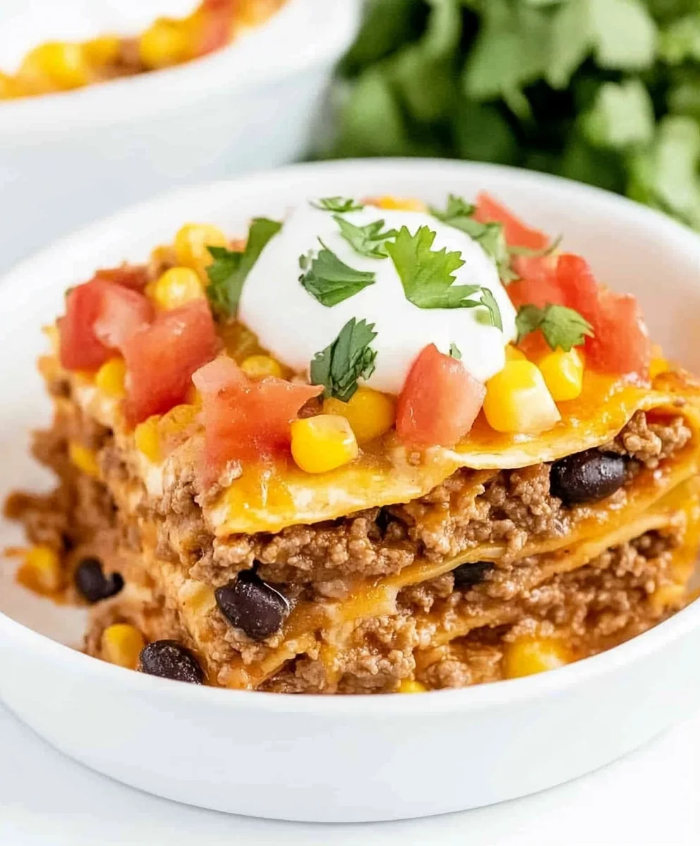 Easy Mexican Lasagna