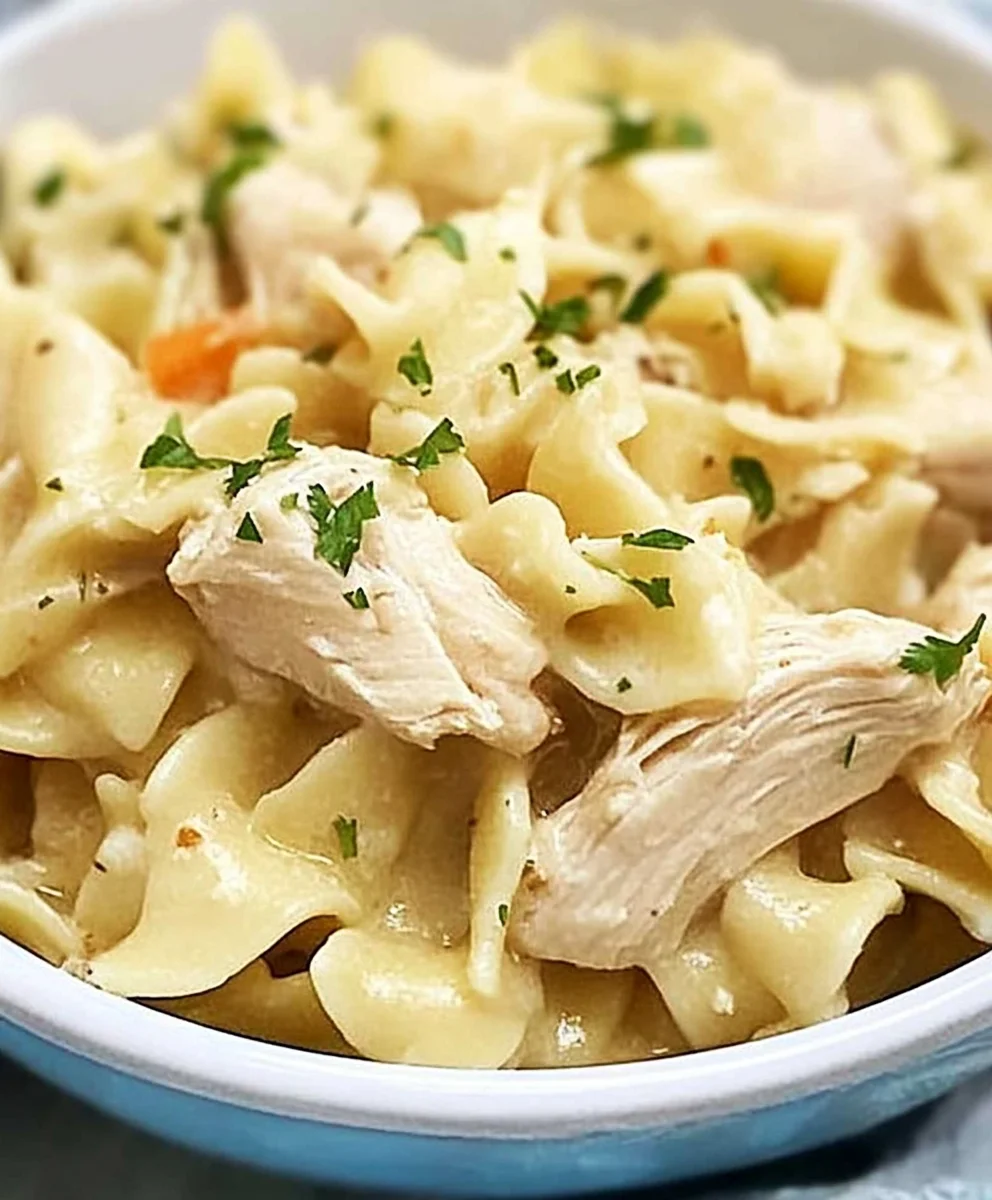 Crockpot Chicken and Noodles