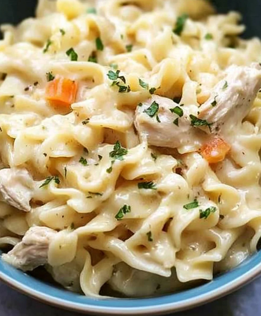 Crockpot Chicken and Noodles