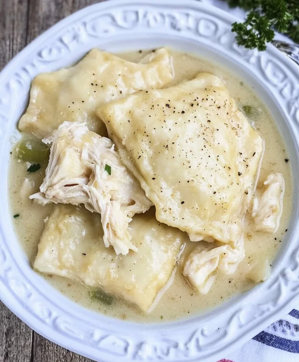 Copycat Cracker Barrel Chicken and Dumplings