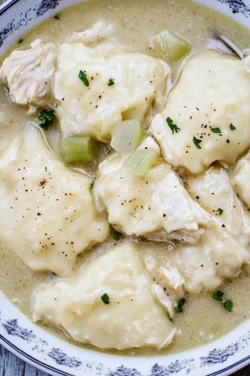 Copycat Cracker Barrel Chicken and Dumplings
