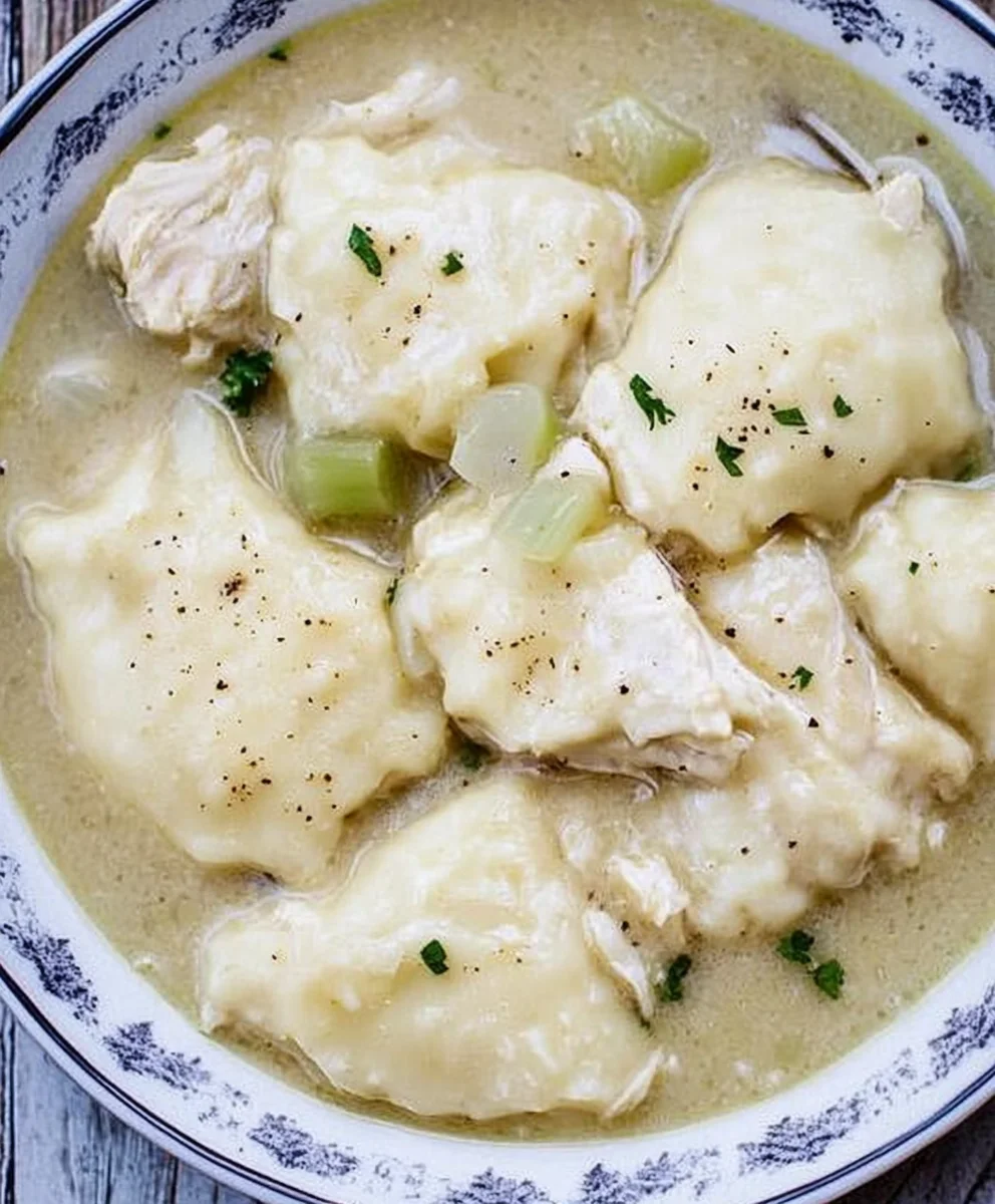 Copycat Cracker Barrel Chicken and Dumplings