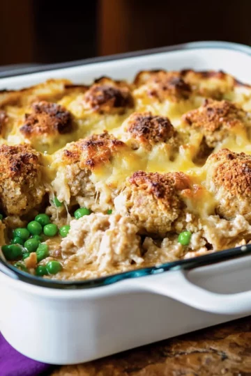 Layered Meatball Bake