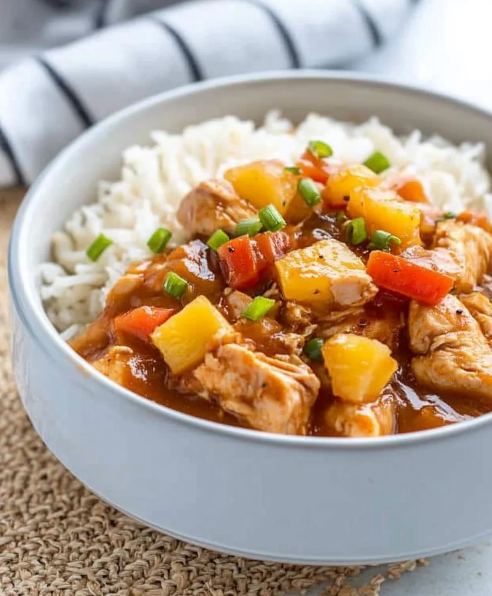 Sweet Hawaiian Crockpot Chicken