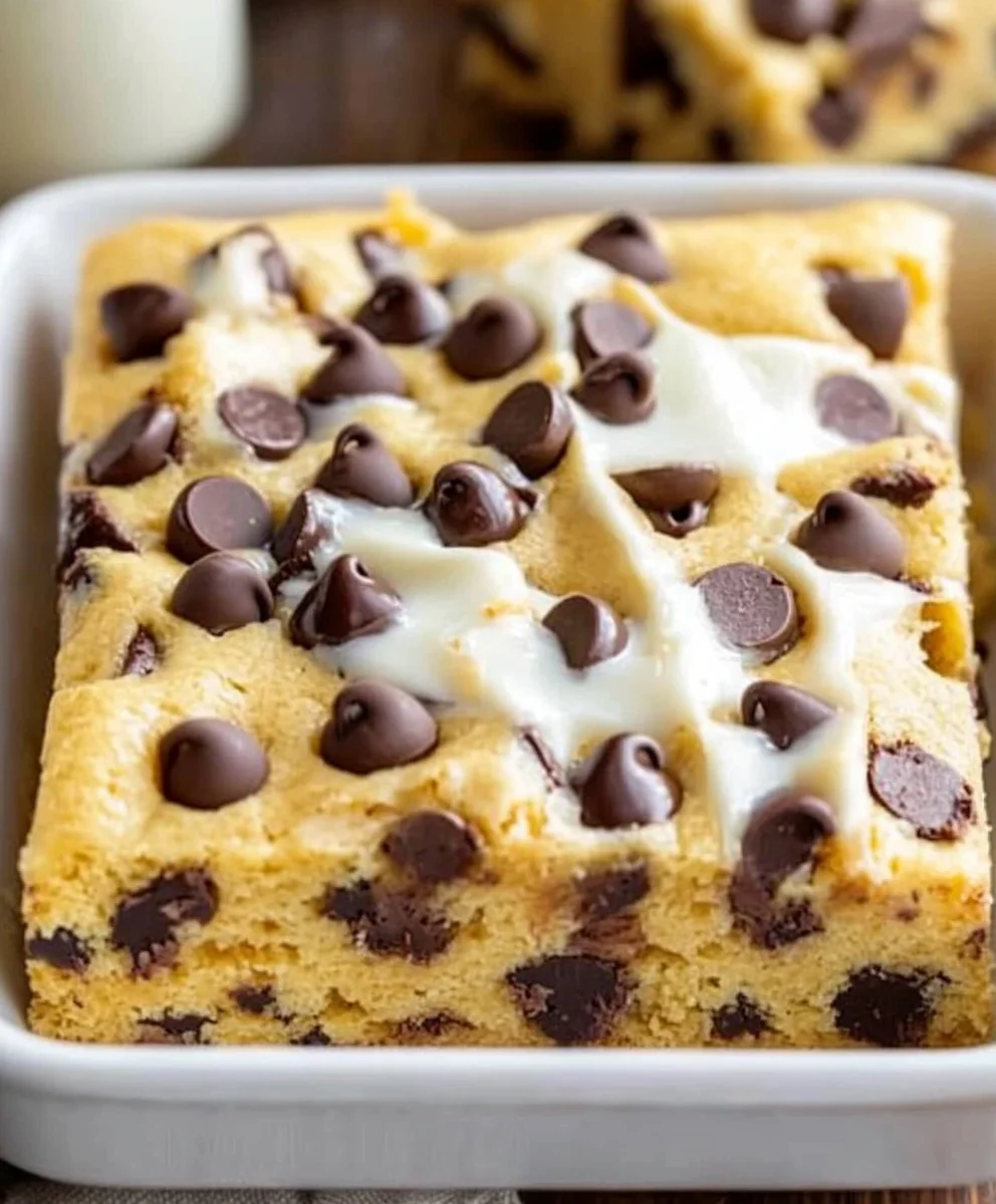 Lazy Chocolate Chip Cookie Bars
