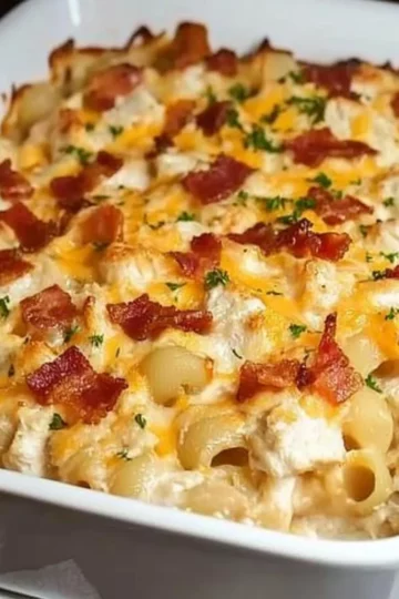 Chicken Bacon Ranch Casserole