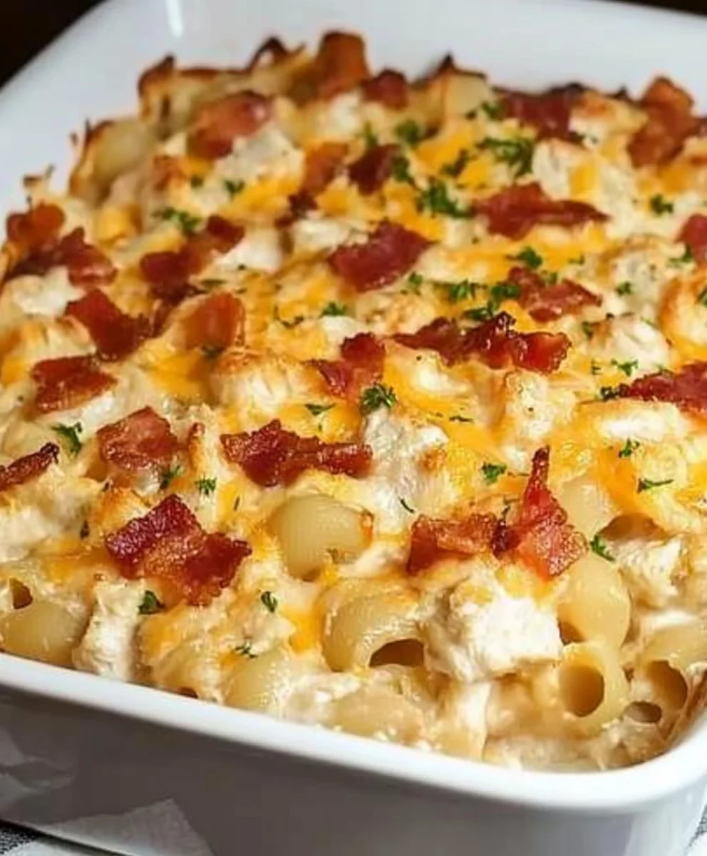 Chicken Bacon Ranch Casserole