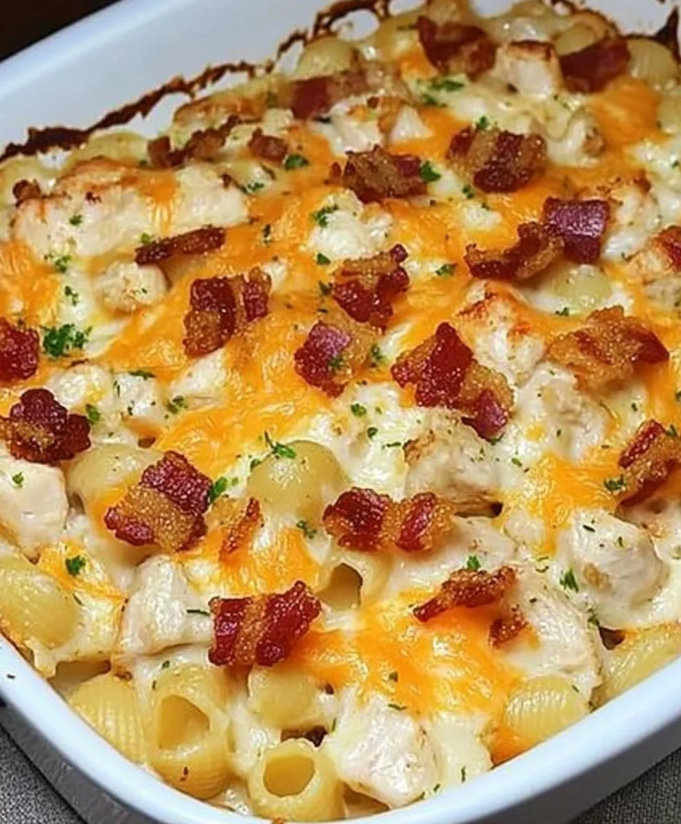 Chicken Bacon Ranch Casserole