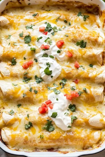 Cream Cheese Chicken Enchiladas