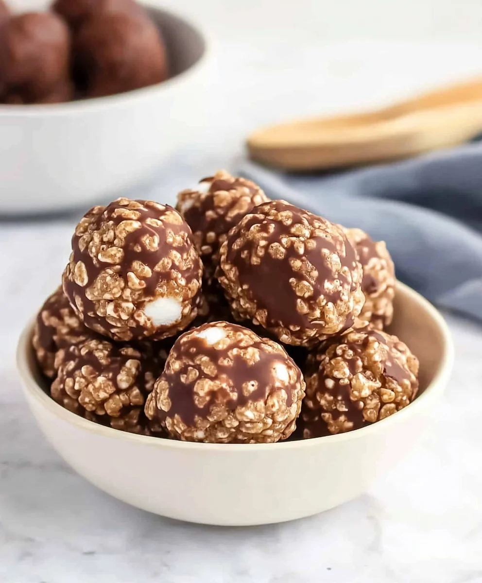 Chocolate Rice Krispie Balls