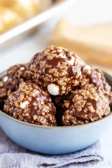 Chocolate Rice Krispie Balls