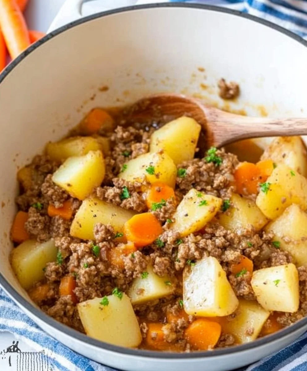 Hamburger Potato Casserole – Easy, Delicious One Pot Meal