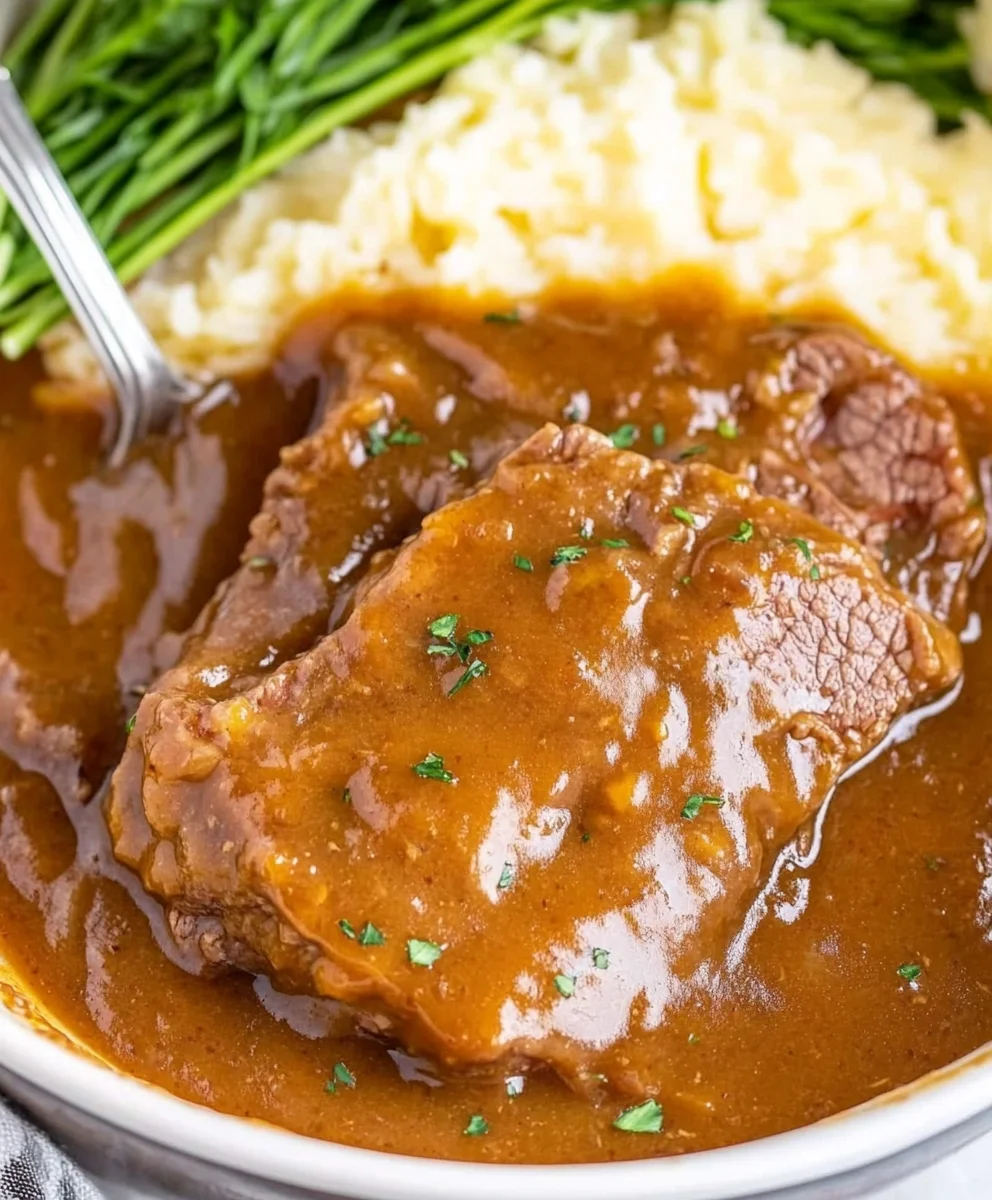 Crock Pot Cubed Steak
