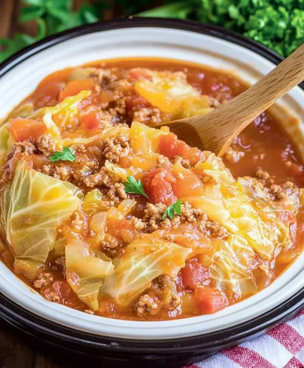 Crock Pot Unstuffed Cabbage Rolls