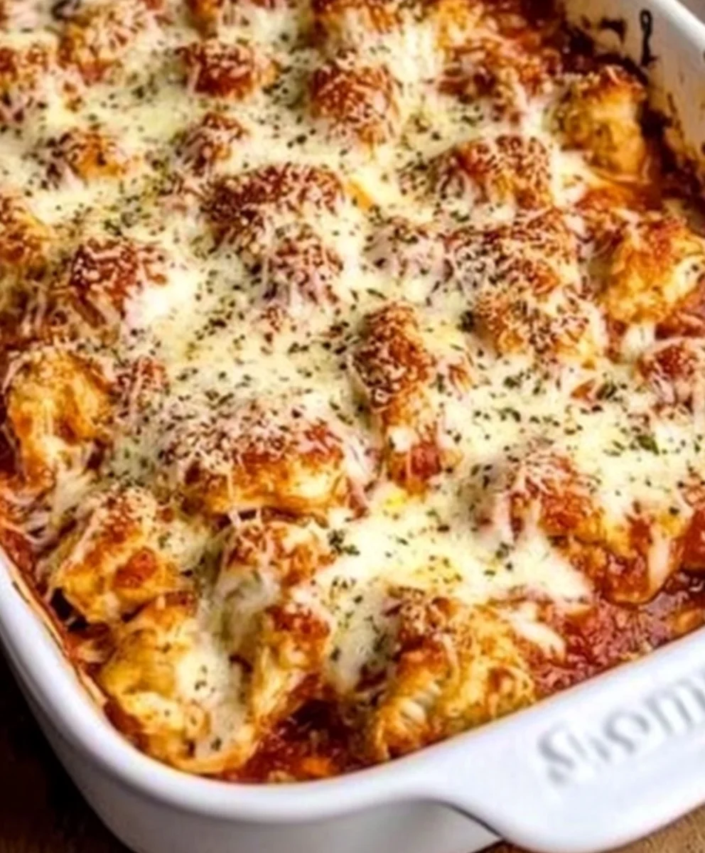 Chicken Parmesan Casserole HOLY CRAP!