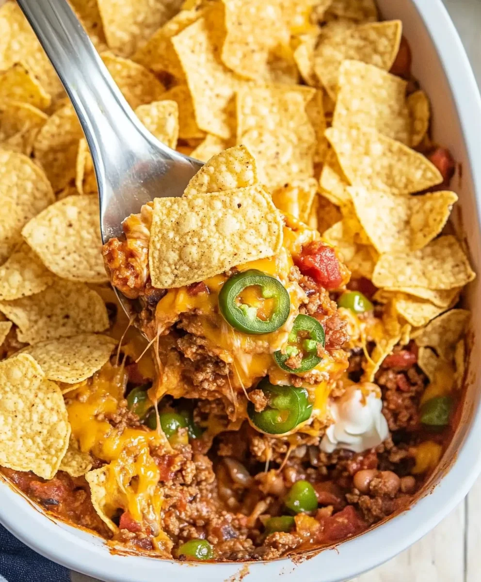 Walking Taco Casserole