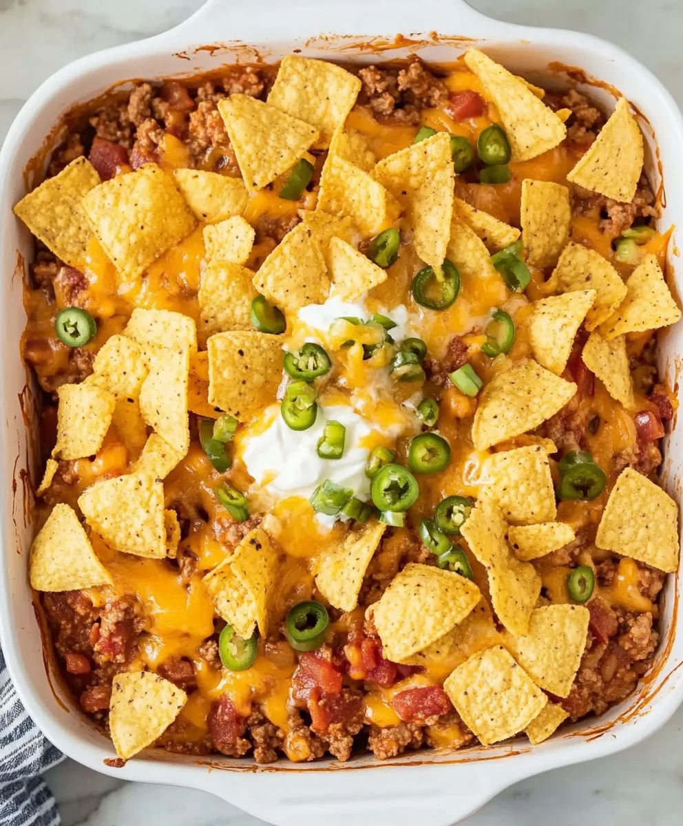 Walking Taco Casserole