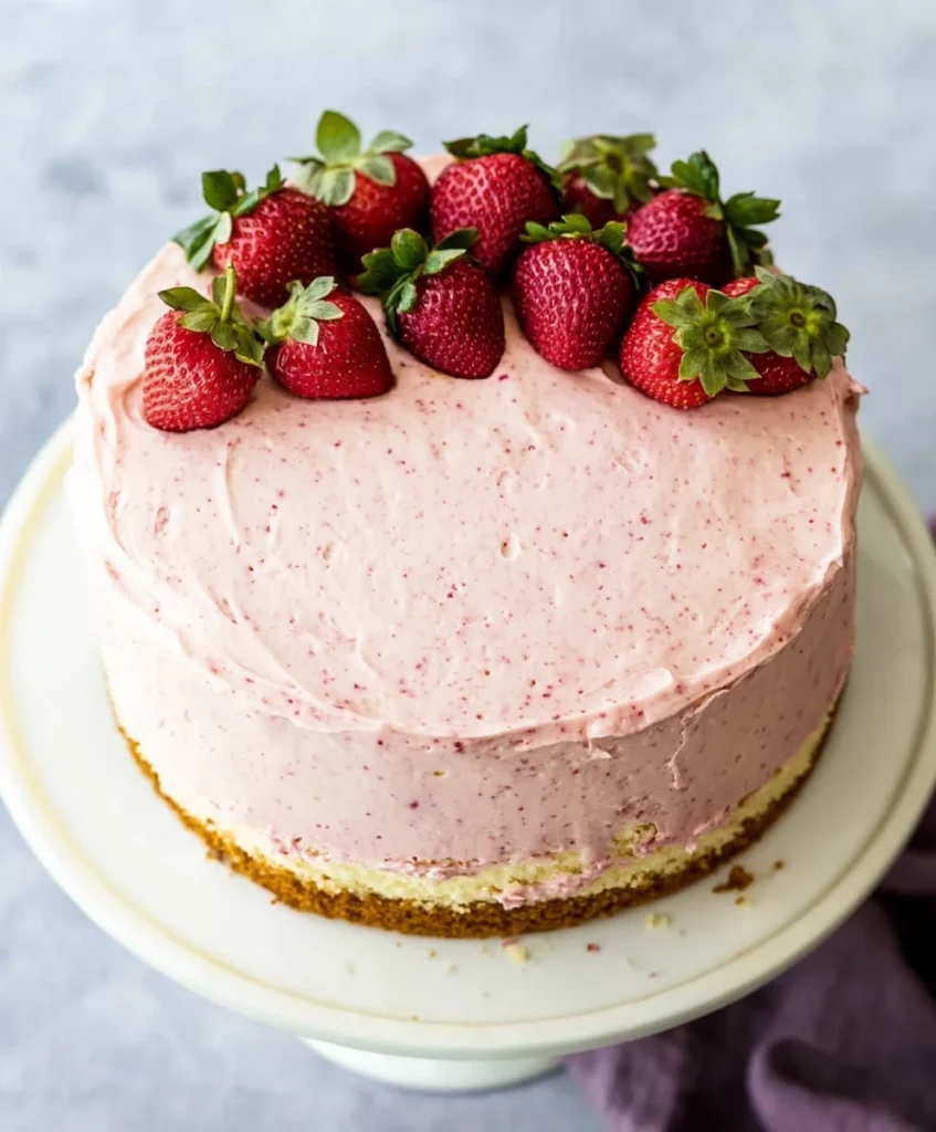 Homemade Strawberry Cake