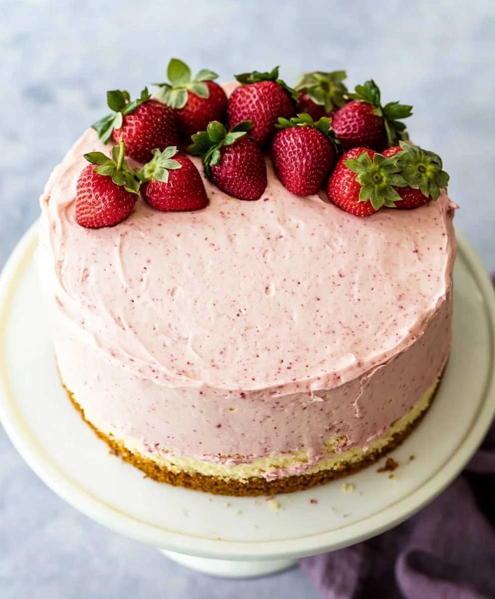 Homemade Strawberry Cake